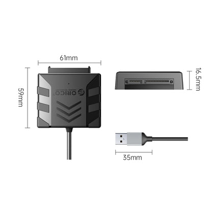 ORICO UTS1 USB 3.0 2.5-inch SATA HDD Adapter, Cable Length:0.3m - USB to IDE / SATA by ORICO | Online Shopping UK | buy2fix