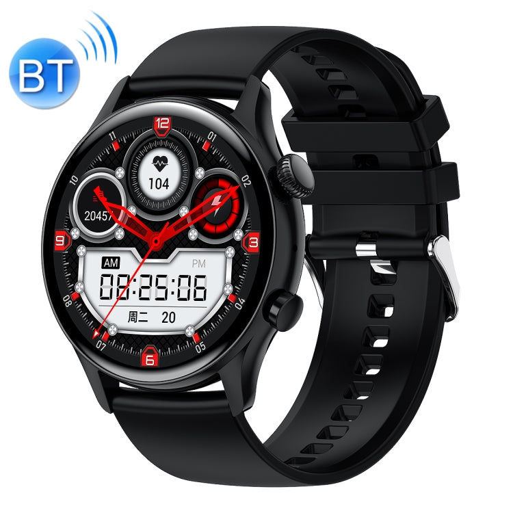 Ochstin 5HK8 Pro 1.36 inch Round Screen Blood Oxygen Blood Pressure Monitoring Bluetooth Smart Watch, Strap:Silicone(Black) - Smart Watches by OCHSTIN | Online Shopping UK | buy2fix