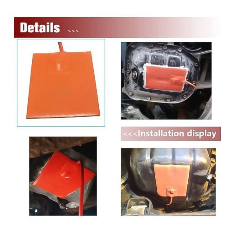 9 x 13cm Car Engine Oil Pan Sump Tank Heater Pad, Plug Type:US Plug - In Car by buy2fix | Online Shopping UK | buy2fix