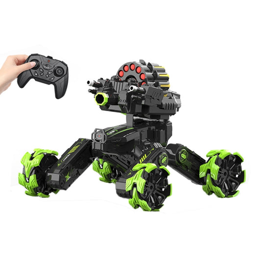 DM-518 Four-wheel Battle Blooming Tire Spray Remote Control Car, Specification:Single Control Soft Bomb(Green) - RC Cars by buy2fix | Online Shopping UK | buy2fix