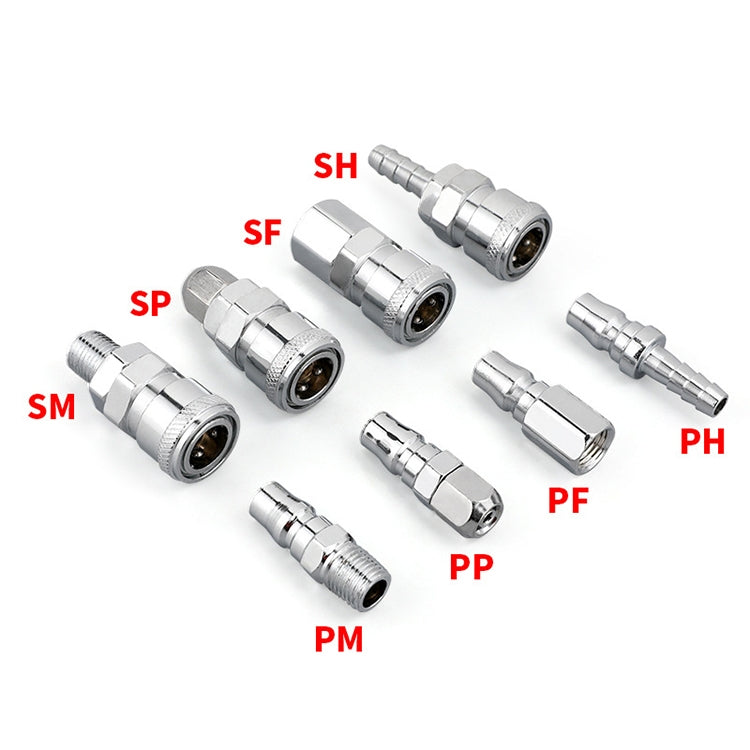 LAIZE SP-40 10pcs C-type Self-lock Air Tube Pneumatic Quick Fitting Connector -  by LAIZE | Online Shopping UK | buy2fix