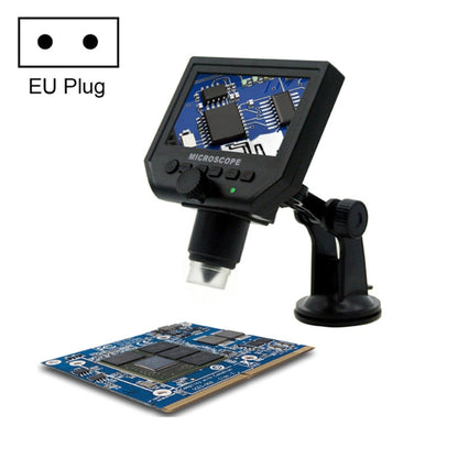 G600 600X 3.6MP 4.3 inch HD LCD Display Portable Digital Microscope, Plug:EU Plug - Digital Microscope by buy2fix | Online Shopping UK | buy2fix