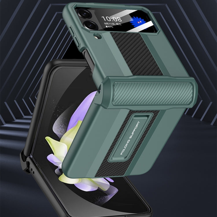 For Samsung Galaxy Z Flip4 GKK Magnetic Fold Shockproof Protective Phone Case(Black) - Galaxy Z Flip4 5G Cases by GKK | Online Shopping UK | buy2fix