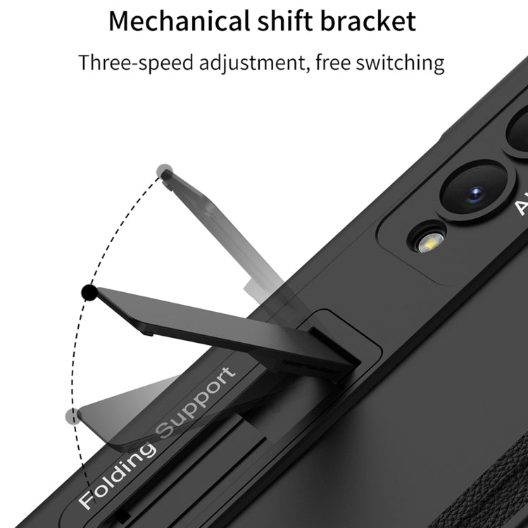 For Samsung Galaxy Z Fold4 GKK Magnetic Fold Full Coverage Anti Peep Phone Case(Gray) - Galaxy Z Fold4 5G Cases by GKK | Online Shopping UK | buy2fix