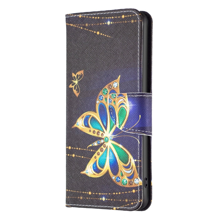 For Samsung Galaxy A54 5G Colored Drawing Pattern Leather Phone Case(Big Butterfly) - Galaxy Phone Cases by buy2fix | Online Shopping UK | buy2fix