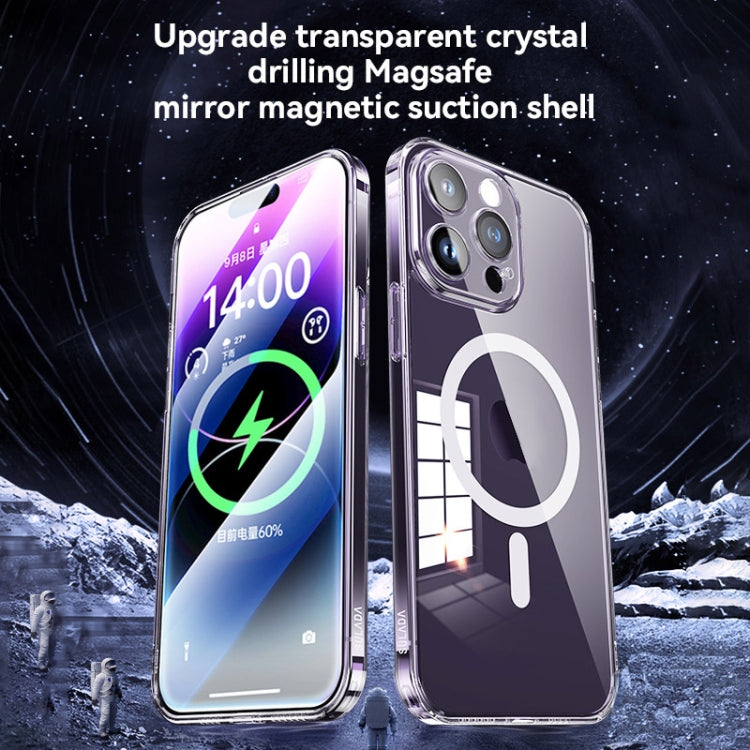 For iPhone 14 Plus SULADA Jingpin Series All-inclusive Lens Electroplated TPU Phone Case(Transparent) - iPhone 14 Plus Cases by SULADA | Online Shopping UK | buy2fix