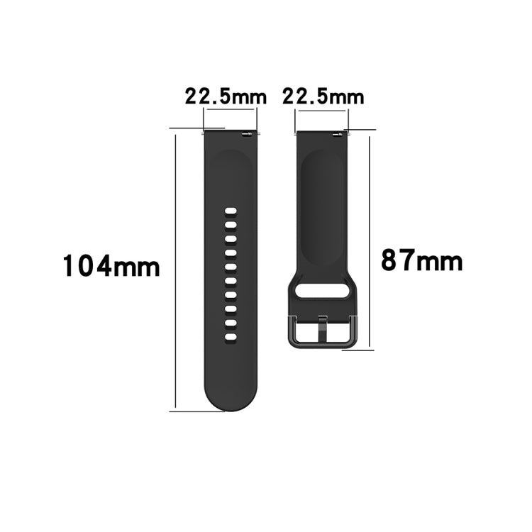 23mm Color Buckle Silicone Wrist Strap Watch Band for Fitbit Versa 2 / Versa / Versa Lite / Blaze, Size: S(Wine Red) - Smart Wear by buy2fix | Online Shopping UK | buy2fix