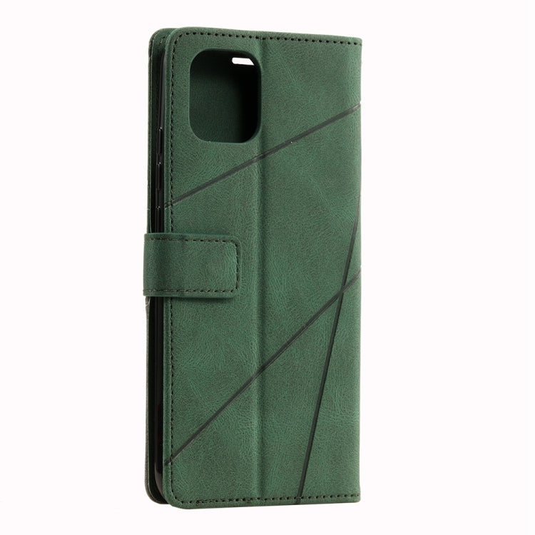For Xiaomi Redmi A1 Skin Feel Splicing Leather Phone Case(Green) - Xiaomi Cases by buy2fix | Online Shopping UK | buy2fix