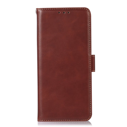 For Samsung Galaxy A04e Crazy Horse Top Layer Cowhide Leather Phone Case(Brown) - Galaxy Phone Cases by buy2fix | Online Shopping UK | buy2fix