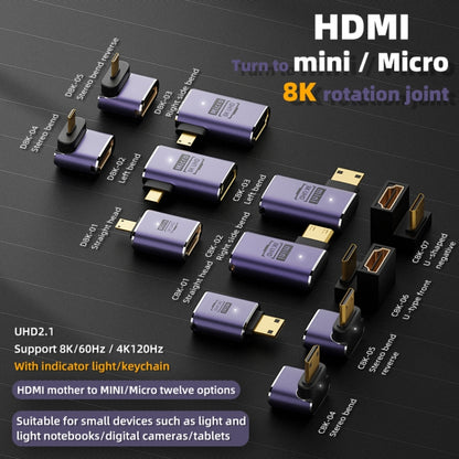 D8K-05 8K HDMI 2.1 to Mini Adapter - Adapter by buy2fix | Online Shopping UK | buy2fix