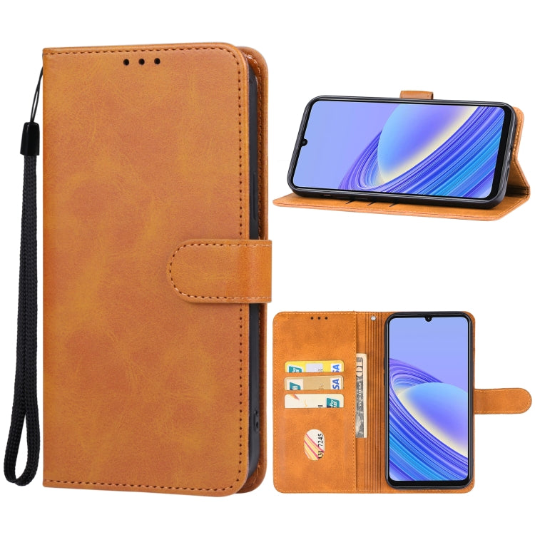 For TCL 40 SE Leather Phone Case(Brown) - More Brand by buy2fix | Online Shopping UK | buy2fix