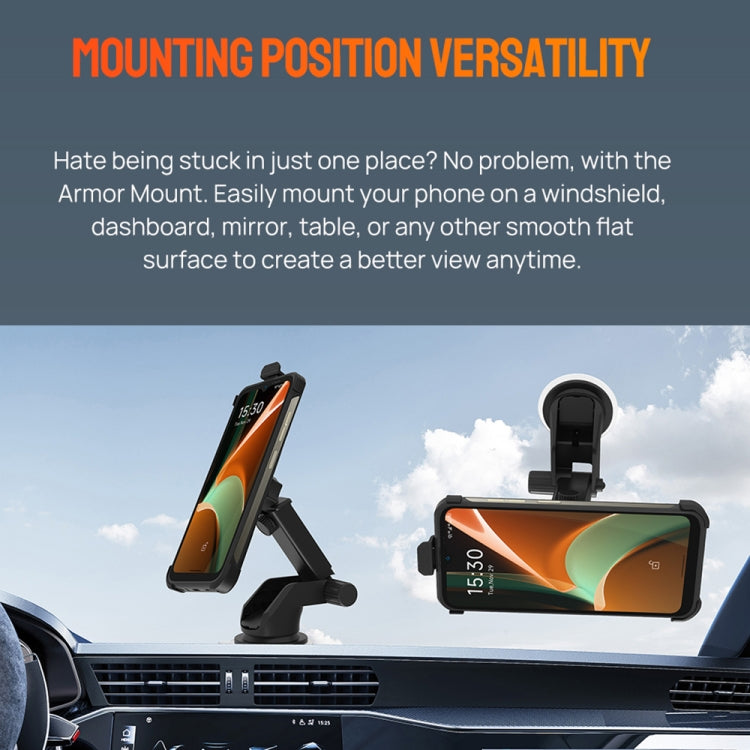 Ulefone Car Suction Cup Phone Holder(Black) - In Car by Ulefone | Online Shopping UK | buy2fix