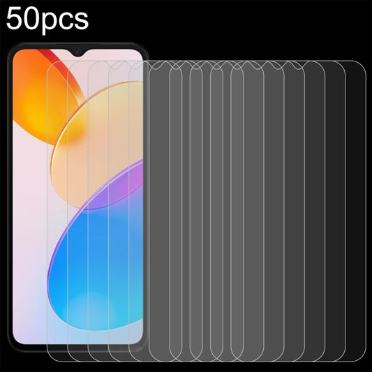For Honor X5 50pcs 0.26mm 9H 2.5D Tempered Glass Film - Honor Tempered Glass by buy2fix | Online Shopping UK | buy2fix