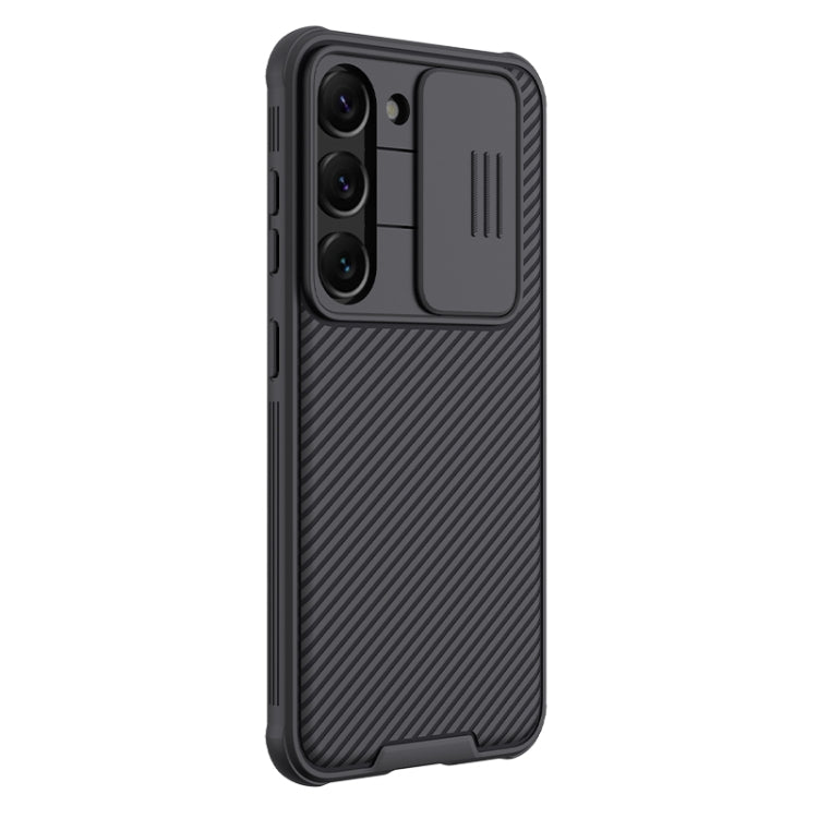 For Samsung Galaxy S23+ 5G NILLKIN Black Mirror Pro Series Camshield Phone Case(Black) - Galaxy S23+ 5G Cases by NILLKIN | Online Shopping UK | buy2fix