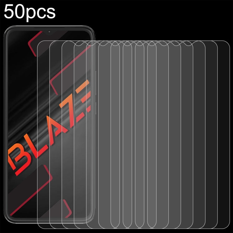 For Lava Blaze 50pcs 0.26mm 9H 2.5D Tempered Glass Film - Others by buy2fix | Online Shopping UK | buy2fix