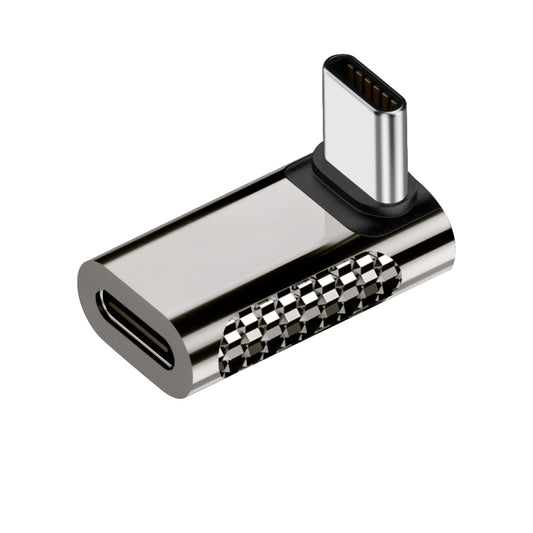 100W Type-C Male to Type-C Female 20Gbps Zinc Alloy Adapter, Style:Vertical Angle - Computer & Networking by buy2fix | Online Shopping UK | buy2fix