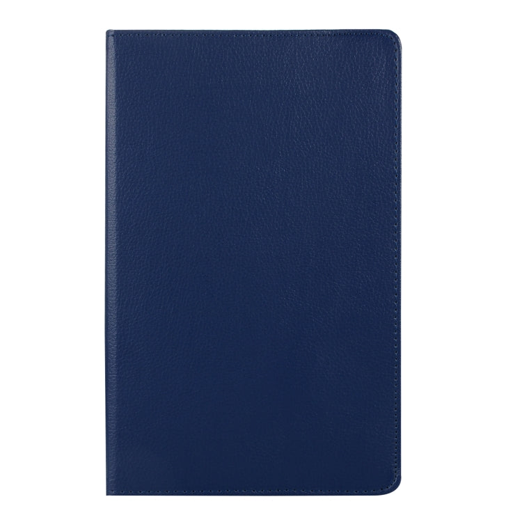 For Huawei Matepad SE 10.4 360 Degree Rotation Litchi Texture Tablet Leather Case(Dark Blue) - Huawei Cases by buy2fix | Online Shopping UK | buy2fix