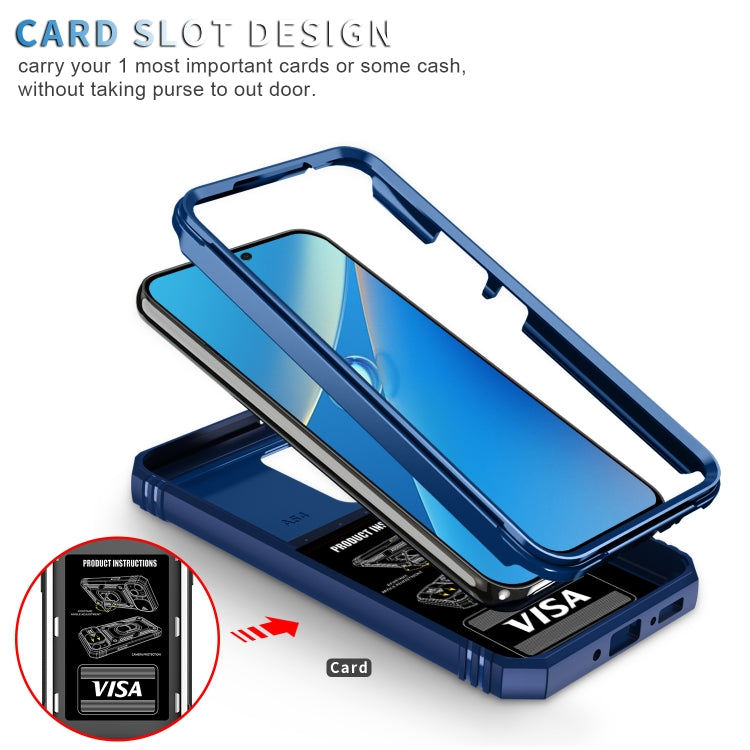 For Samsung Galaxy A54 5G Sliding Camshield TPU + PC Phone Case(Blue) - Galaxy Phone Cases by buy2fix | Online Shopping UK | buy2fix