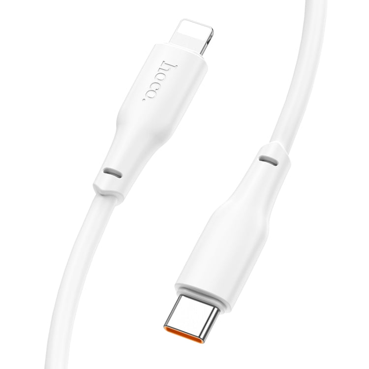 hoco X93 PD 20W USB-C/Type-C to 8 Pin Data Cable, Length:2m(White) - 2 in 1 Cable by hoco | Online Shopping UK | buy2fix