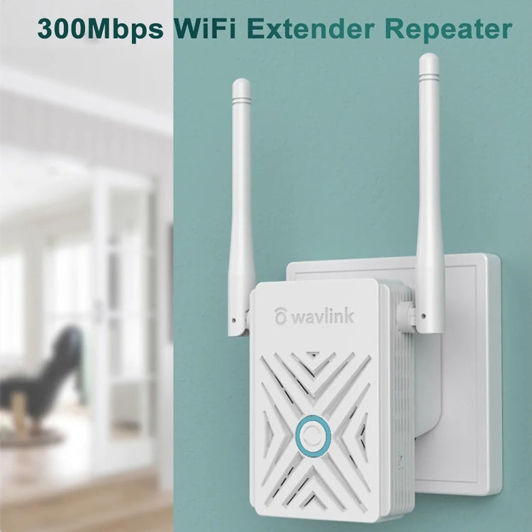 Wavlink WN578W2 300Mbps 2.4GHz WiFi Extender Repeater Home Wireless Signal Amplifier(AU Plug) -  by buy2fix | Online Shopping UK | buy2fix