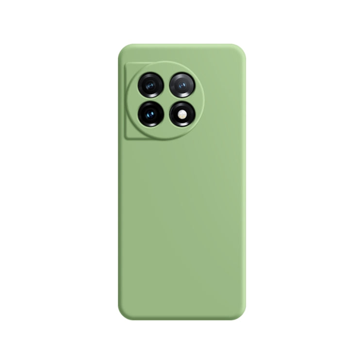 For OnePlus 11 Imitation Liquid Silicone Phone Case(Matcha Green) - OnePlus Cases by buy2fix | Online Shopping UK | buy2fix