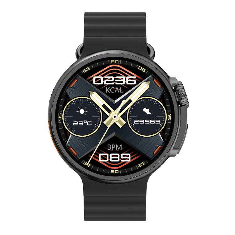 K9 Ultra Pro 1.39 inch Silicone Band IP67 Waterproof Smart Watch Support Bluetooth Call / NFC(Black) - Smart Wear by buy2fix | Online Shopping UK | buy2fix