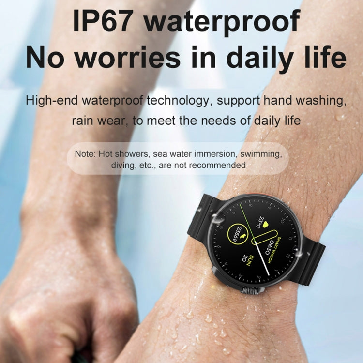 K9 Ultra Pro 1.39 inch Silicone Band IP67 Waterproof Smart Watch Support Bluetooth Call / NFC(Black) - Smart Wear by buy2fix | Online Shopping UK | buy2fix