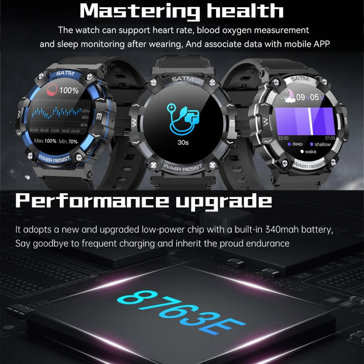 PG666 1.39 inch TFT Screen Bluetooth Call Smart Watch, Support Heart Rate / Blood Pressure Monitoring(Black Silver) - Smart Wear by buy2fix | Online Shopping UK | buy2fix