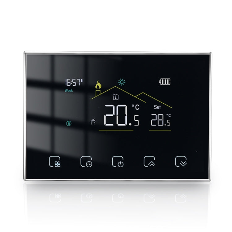 BHT-8000RF-VA- GBW Wireless Smart LED Screen Thermostat With WiFi, Specification:Electric Heating - Thermostat & Thermometer by buy2fix | Online Shopping UK | buy2fix