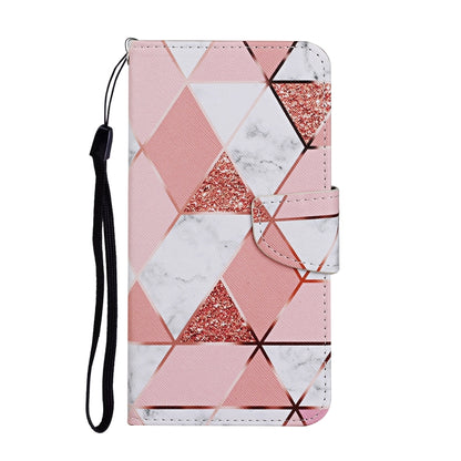 For Xiaomi Redmi 12C Colored Drawing Pattern Flip Leather Phone Case(Marble) - Xiaomi Cases by buy2fix | Online Shopping UK | buy2fix