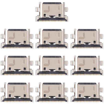 For Samsung Galaxy M32 SM-M325F 10pcs Charging Port Connector - Repair & Spare Parts by buy2fix | Online Shopping UK | buy2fix