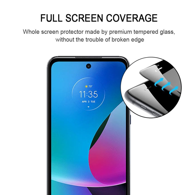 For Motorola Moto G Play 2023 25pcs Full Glue Full Cover Screen Protector Tempered Glass Film - Motorola Tempered Glass by buy2fix | Online Shopping UK | buy2fix