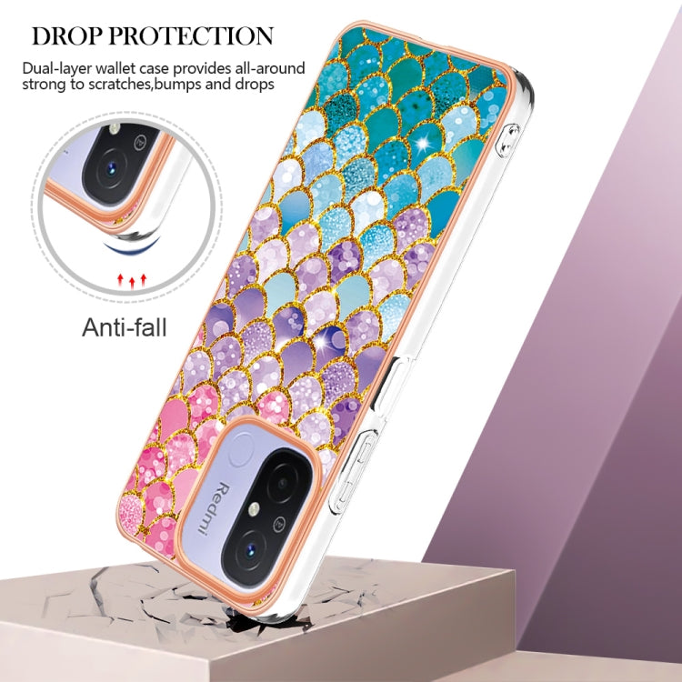 For Xiaomi Redmi 12C/11A 4G Global Electroplating IMD TPU Phone Case(Colorful Scales) - Xiaomi Cases by buy2fix | Online Shopping UK | buy2fix