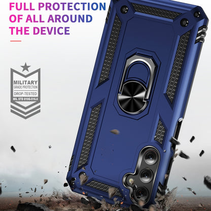 For Samsung Galaxy A24 4G Shockproof TPU + PC Phone Case(Blue) - Galaxy Phone Cases by buy2fix | Online Shopping UK | buy2fix