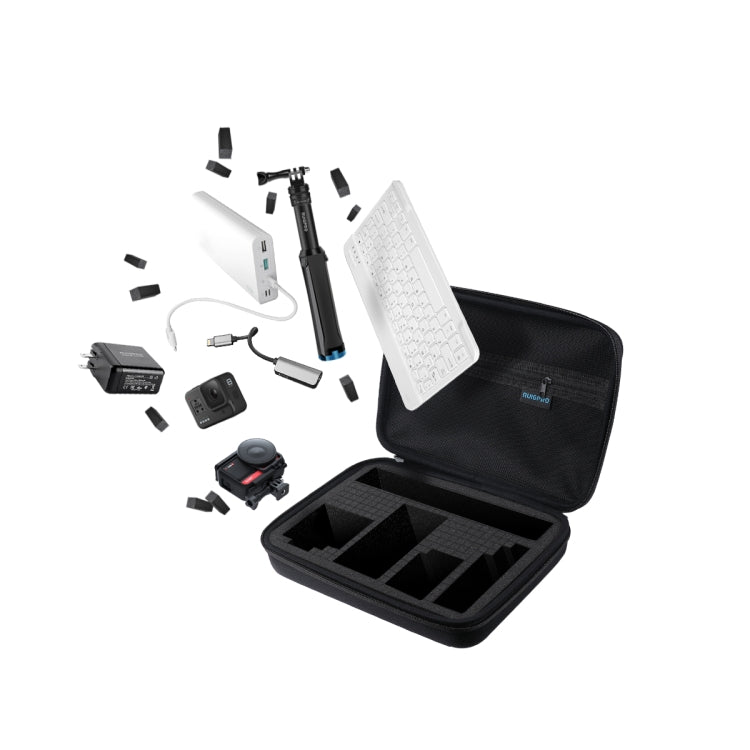 For GoPro HERO8 / 7 / 6 RUIGPRO Shockproof Waterproof Portable Case Box Size : 33.5cm x 24.7cm x 6.3cm(Black) - DJI & GoPro Accessories by RUIGPRO | Online Shopping UK | buy2fix