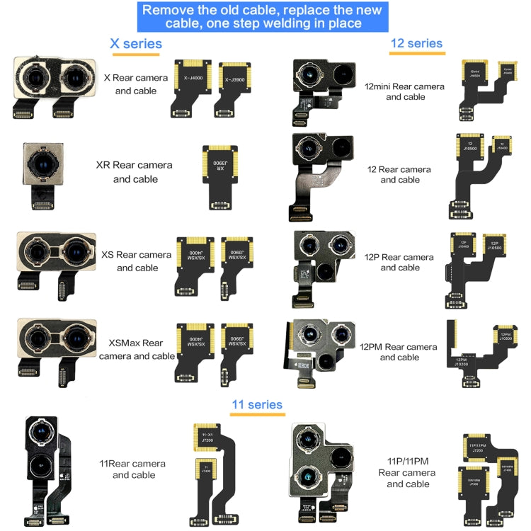 For iPhone 11 Pro / 11 Pro Max J7300 i2C Back Facing Telephoto Camera Cable - Repair & Spare Parts by buy2fix | Online Shopping UK | buy2fix