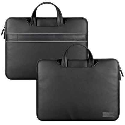 Waterproof PU Laptop Bag Inner Bag with Power Pack, Size:15 inch(Black) -  by buy2fix | Online Shopping UK | buy2fix