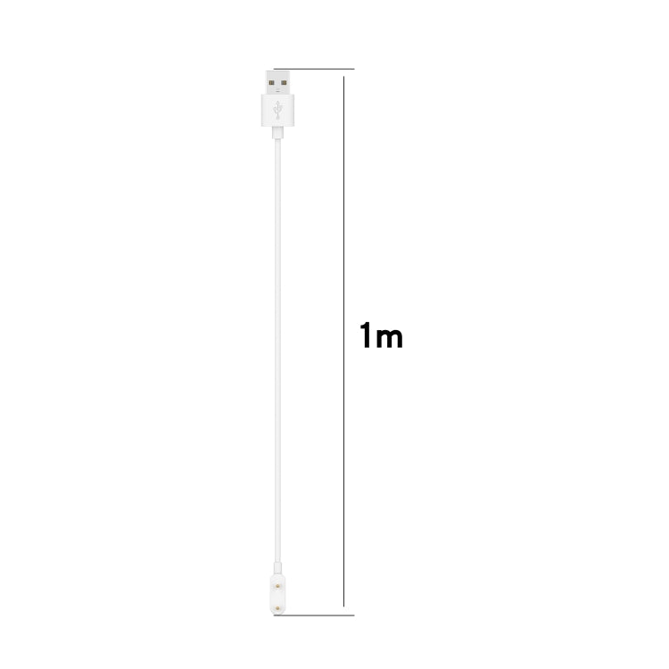 For Huawei Band 8 Smart Watch USB Charging Cable Without Chip Protection(White) - Charger by buy2fix | Online Shopping UK | buy2fix