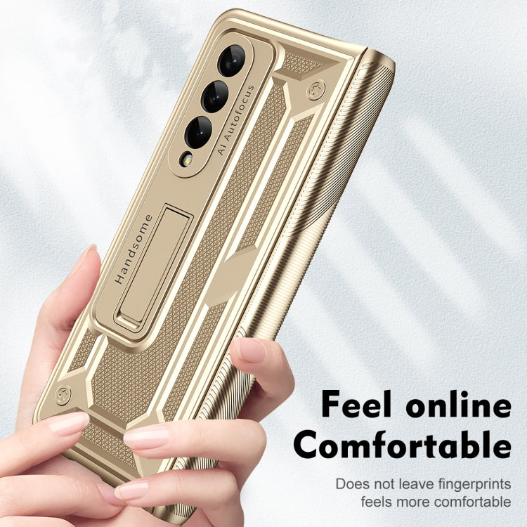 For Samsung Galaxy Z Fold2 5G integrated Shockproof Phone Case with Hinge(Gold) - Galaxy Phone Cases by buy2fix | Online Shopping UK | buy2fix