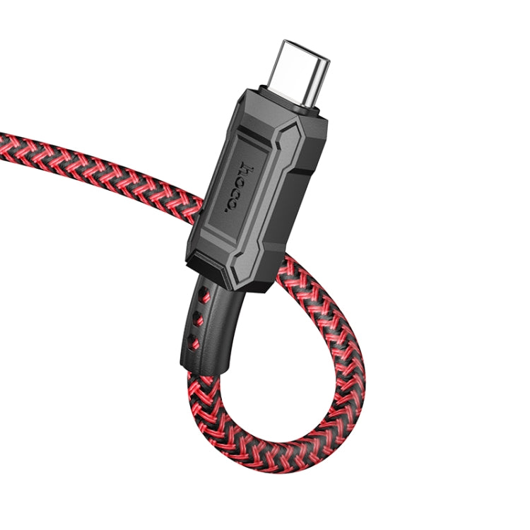 hoco X94 Leader 3A USB to USB-C / Type-C Charging Data Dable, Length:1m(Red) -  by hoco | Online Shopping UK | buy2fix