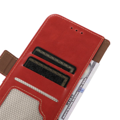 For Samsung Galaxy F14 5G Crazy Horse Top Layer Cowhide Leather Phone Case(Red) - Galaxy Phone Cases by buy2fix | Online Shopping UK | buy2fix