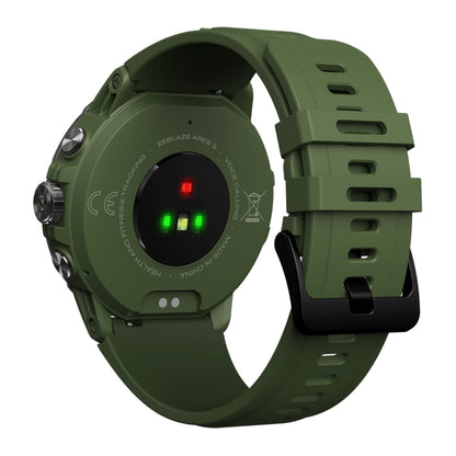 Zeblaze Ares 3 1.52 inch IPS Screen Smart Watch Supports Health Monitoring / Voice Calls(Wild Green) - Smart Watches by Zeblaze | Online Shopping UK | buy2fix