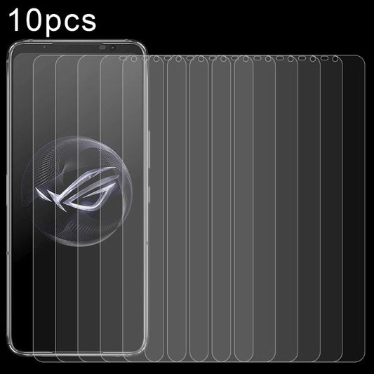 For Asus ROG Phone 7 / 7 Pro 10pcs 0.26mm 9H 2.5D Tempered Glass Film - ASUS Tempered Glass by buy2fix | Online Shopping UK | buy2fix