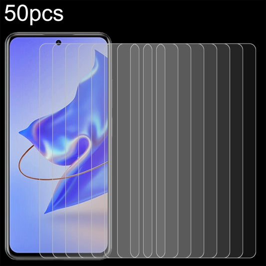 For ZTE V70 50pcs 0.26mm 9H 2.5D Tempered Glass Film - ZTE Tempered Glass by buy2fix | Online Shopping UK | buy2fix