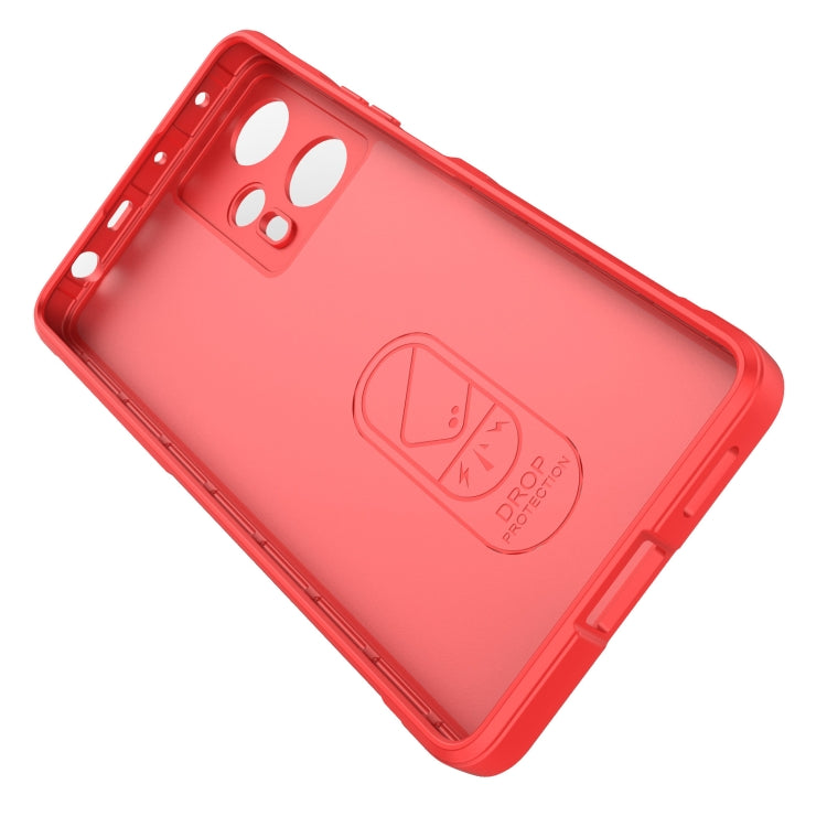 For Xiaomi Redmi Note 12 Turbo Magic Shield TPU + Flannel Phone Case(Grey) - Xiaomi Cases by buy2fix | Online Shopping UK | buy2fix