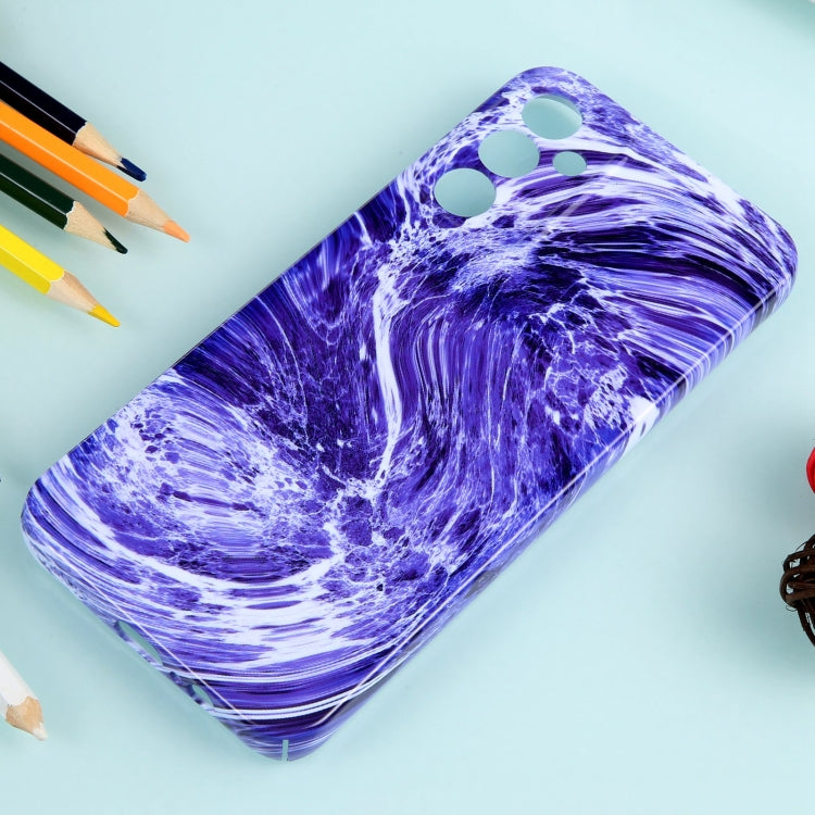 For Samsung Galaxy S23+ 5G Marble Pattern Phone Case(Purple White) - Galaxy S23+ 5G Cases by buy2fix | Online Shopping UK | buy2fix