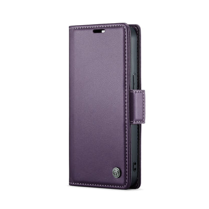 For iPhone 13 mini CaseMe 023 Butterfly Buckle Litchi Texture RFID Anti-theft Leather Phone Case(Pearly Purple) - iPhone 13 mini Cases by CaseMe | Online Shopping UK | buy2fix