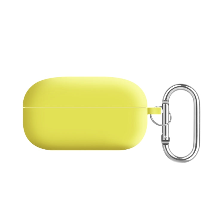 For Samsung Galaxy Buds Live / Buds2 Pro PC Lining Silicone Bluetooth Earphone Protective Case(Shiny Yellow) - Samsung Earphone Case by buy2fix | Online Shopping UK | buy2fix