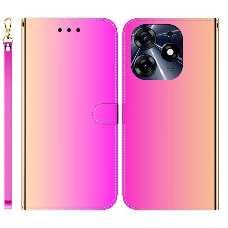 For Tecno Spark 10 Pro Imitated Mirror Surface Leather Phone Case(Gradient Color) - Tecno Cases by buy2fix | Online Shopping UK | buy2fix