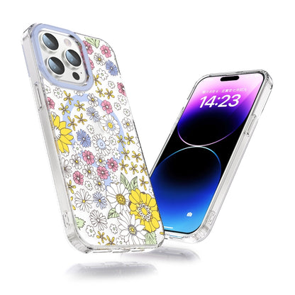 For iPhone 13 Pro Max MagSafe Magnetic TPU Phone Case(Little Flower) - iPhone 13 Pro Max Cases by buy2fix | Online Shopping UK | buy2fix